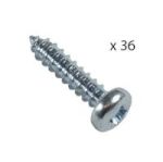 Lion Framing 12 Small Steel Screws 1 2 Inaax 4MM For Flexi Plates