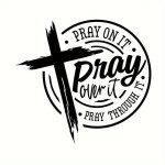 1PC Pray Heat Transfer Sticker - Versatile Iron-on Decal For T-shirts Pillows Bags & More - Mixed Colors