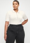 Tommy Hilfiger Plus Slim Rwb Tipping Polo 1 2SLV - Ancient White