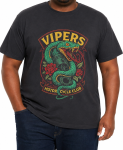 Mens Vipers Tee - 10XL Black