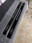 Ford Ranger Super Cab 2012-2022 Black Anodised Scuff Plates For