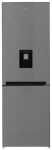 Defy 348L Satin Metallic Eco Combi Fridge With Water Dispenser - DAC645