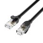 000701K CAT6 Round Ethernet Upto 10GBPS 3M Cable - Black Colour