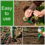 5-SPEED Adjustable Handheld Seed Sower Planter MINI Seed Dispenser Tool For Garden Planting - Durable Plastic Irregular Shape Easy To Use Seeder With 5