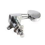 Corhad Chrome Guitar Tuning Pegs Set 6PCS 3L3R Acoustic Guitar Tuning Machine Heads Zinc Alloy