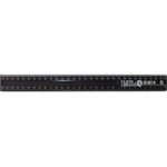 Lion Ruler 30CM Recycled Shatterproof Ruler 10 Pack Black