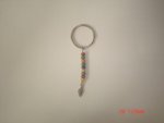 Colored Keyring With Shell