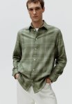 Regular Fit Flannel Shirt - Green