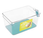 Fridge Handy Organizer Bin With Silicone Insert And Handle
