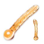 Glas - Orange Tickler Glass Dildo
