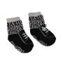Socks For Boys 6-12 Months - Black & White Zebra Boot