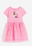 Printed Tulle Dress - Pink