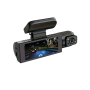 Dual-view Dash Cam HD Front & Interior Car Recorder With Ir Night Vision