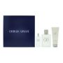 Giorgio Armani Acqua Di Gi 3 Piece Gift Set: Parallel Import