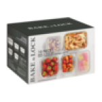 Food Storage With Easy Snap Lids Set 10 Piece