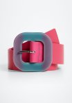Square Buckle Belt - Pink