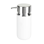 - Soap Dispenser - Silo - Ceramic - White / Chrome