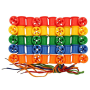 - Plastic Sorting Cotton Reels And Laces - 55PCS