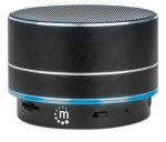 Manhattan Black Metallic LED Bluetooth Speaker