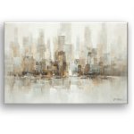Cityscape Painting Wall Art Canvas 1200 X 800