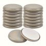 Reusable Self-adhesive Furniture Slider Pads For Carpeted Floors - Noise-damping Heavy-duty Floor Protectors For Furniture Legs - Metal Finish Other Material Furniture Cups For