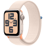 Apple Watch Se Gps 44MM Starlight Aluminium Case With Starlight Sport Loop - M l Model A2722 - Braintree Shop