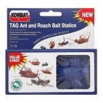 Kombat Tag Ant & Roach Bait Station 4 Pack
