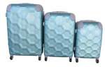 Smte 3 Piece Luggage Set Light Green With Keychain