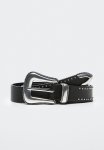 Oval Buckle Belt - Black