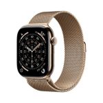 Apple Watch Series 11 Gps+cellular 46MM Gold Titanium Case With Gold Milanese Loop – S m