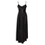 Black Sparkle Corset Combo Dress
