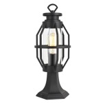 Cooper Glass And Metal Wall Pillar Lantern Light