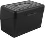 Business Card Holder Portable Office Cards Container Box With Dividers