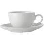 Maxwell & Williams White Basics Coupe Demi Cup & Saucer 100ML Set Of 4