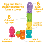 Hide & Squeak Egg Stackers