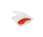 Meal Tray Clam 2 Divisions 10PK
