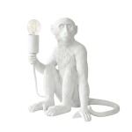Sitting Monkey Lamp - Small - Copper