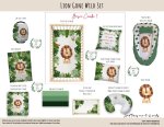 Cot Duvet Bedding Lion Gone Wild Set