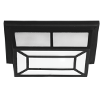 DIE Cast Aluminium With Frosted Glass BH2080 Black