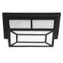 DIE Cast Aluminium With Frosted Glass BH2080 Black