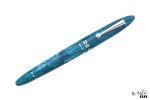 Leonardo Furore Fountain Pen – Emerald Blue With Rhodium Trim