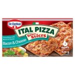 Ital Pizza Snack Slices Bacon & Cheese 426G