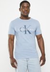 Calvin Klein Seasonal Monologo Tee - Iceland Blue