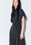 Tie-belt Dress - Black