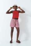 Pull On Shorts - 16 Pink