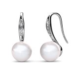DESTINY Giselle Pearl Earring Embellished With Swarovski Crystals
