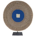 Patterned Blue Mbinga Basket