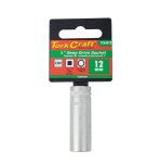 Tork Craft Socket 12MM 1 4" Deep Crv 12PT