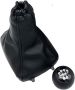 5 Speed Gear Knob With Leather Boot Compatible With Opel Corsa B & C Vectra B Astra G F