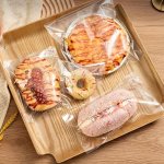 100 Pcs Simple Clear Opp Bags - Perfect For Breads Pastries Tarts Cookies And Desserts - Suitable For Food Contact - Ideal For C